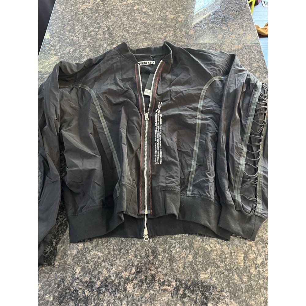 HYEIN SEO‎ SPACE BOMBER JACKET. Black Size 3.